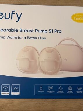 Eufy Wearable Breast Pump S1 Pro - Light Pink